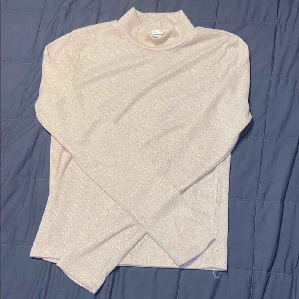 Sparkle Tan Long Sleeve Top